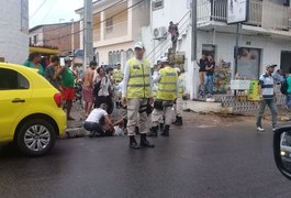 Homem de 50 anos é atropelado por moto em Maceió