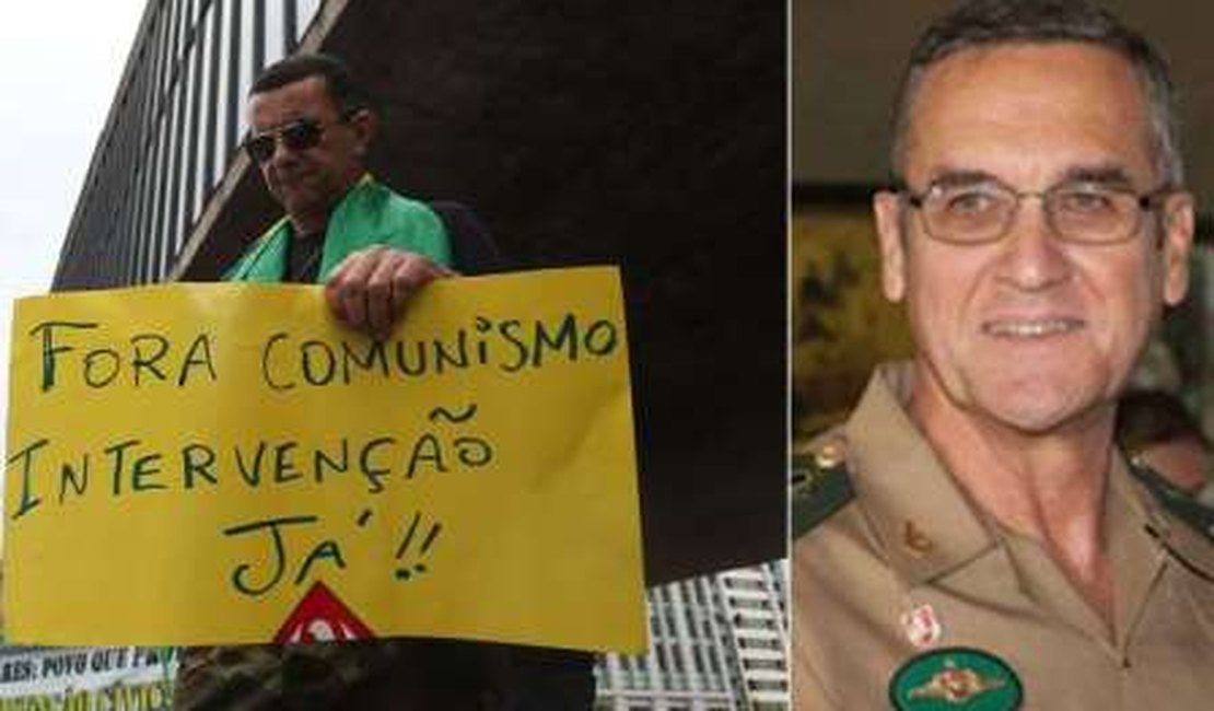 Comandante do Exército diz que 'malucos' defendem intervenção militar