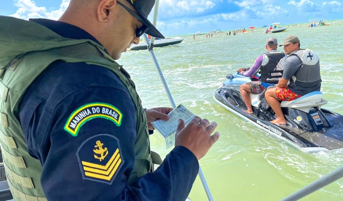 Operação da Marinha vai intensificar fiscalização aquaviária durante verão em Alagoas