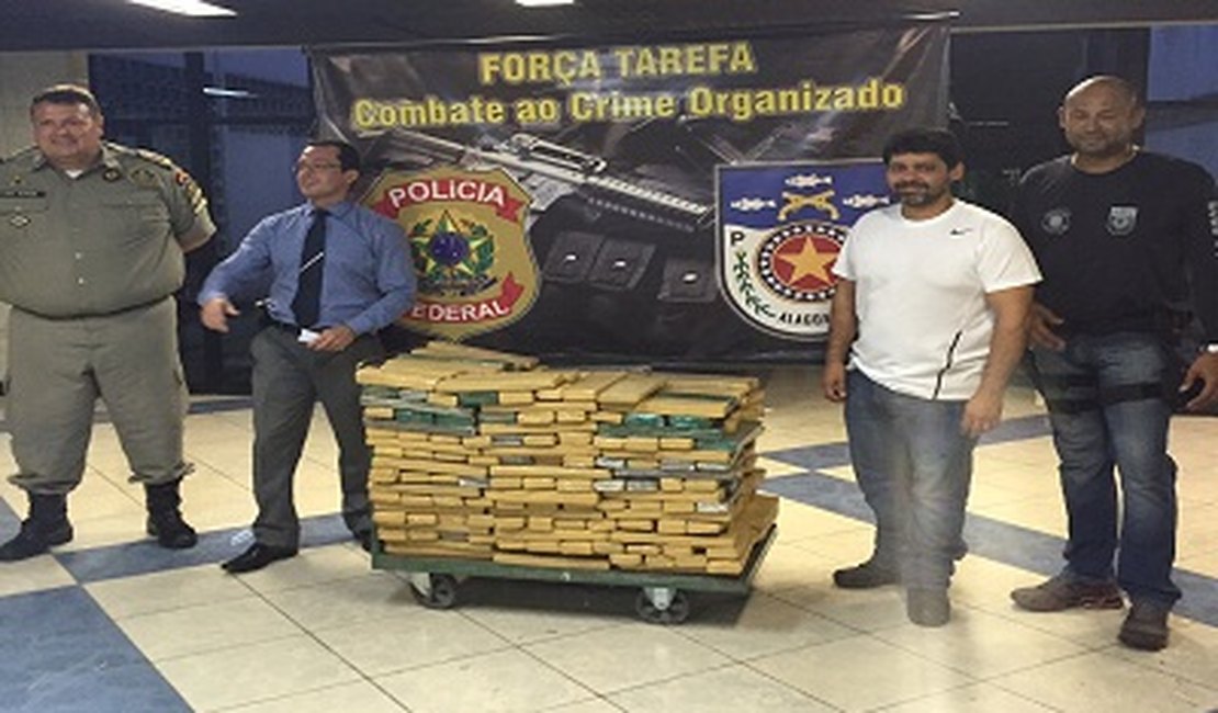 PF revela que 400 kg de maconha seriam receptados por donos de transportadora