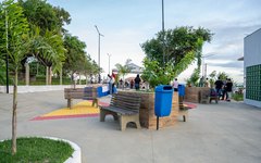 Prefeitura de Traipu inaugura praça e área de lazer da fonte do Sítio Palhaço