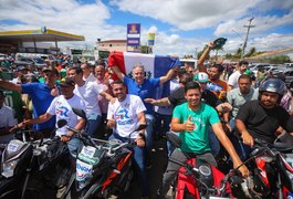 Renan Filho em Estrela de Alagoas: 'Encontrei as ruas tomadas pelo povo'