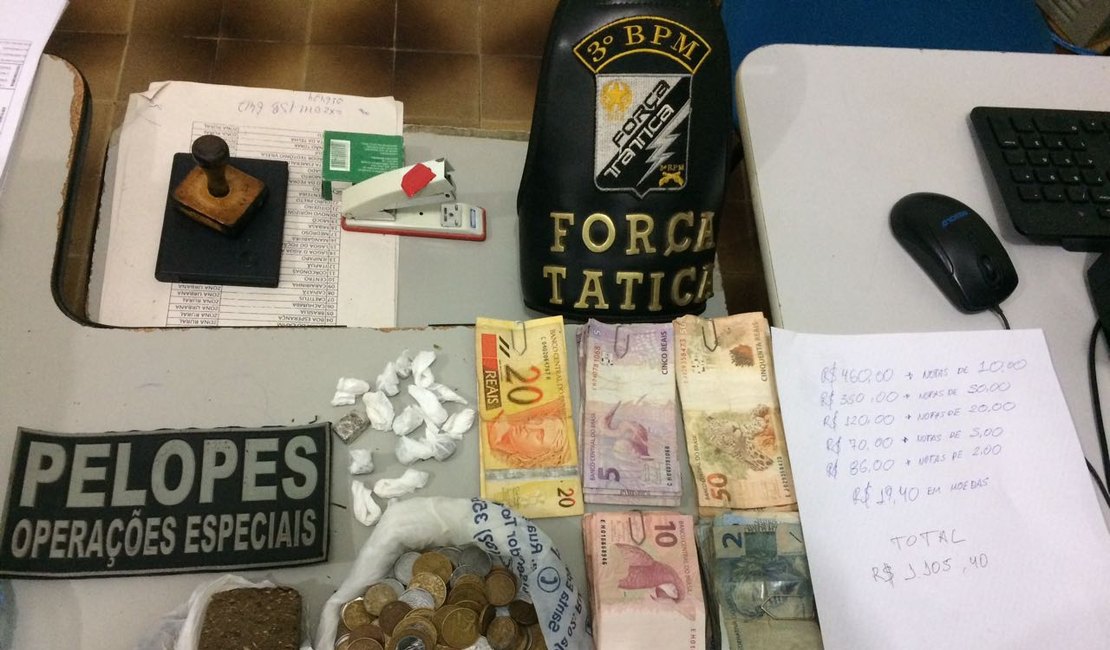 Homem é detido comprando drogas a menor de idade, em Arapiraca