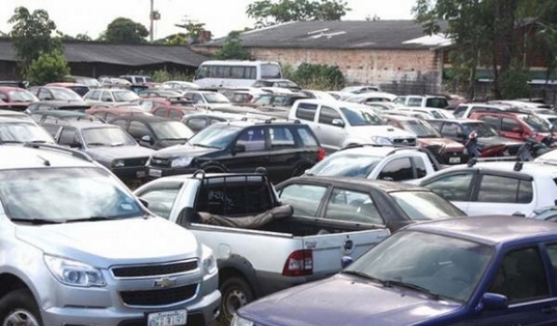 Detran/AL quer livrar batalhões e delegacias de veículos apreendidos