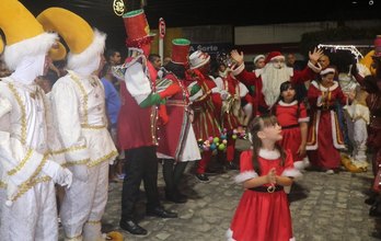 Chegada do Papai Noel em Junqueiro