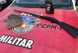 PM prende homem e apreende arma de fogo na cidade de Anadia
