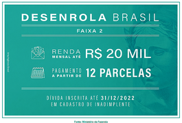 Desenrola Brasil: renegociação de dívidas da Faixa 2 começa na segunda-feira, 17