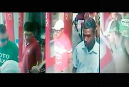 PC divulga imagens de assaltantes de banco em Alagoas