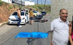 Mototaxista morre em grave acidente entre carro e moto na AL-210, em Rio Largo