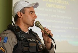 Militar do 3º BPM ministra palestra sobre trânsito em evento de mineradora no Agreste