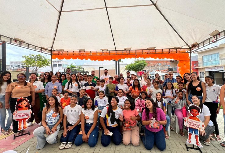 Prefeitura de Traipu realiza ação do Maio Laranja e reforça combate ao abuso e exploração sexual infantil