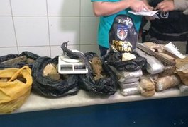 PM apreende mais de 20 quilos de maconha, em AL