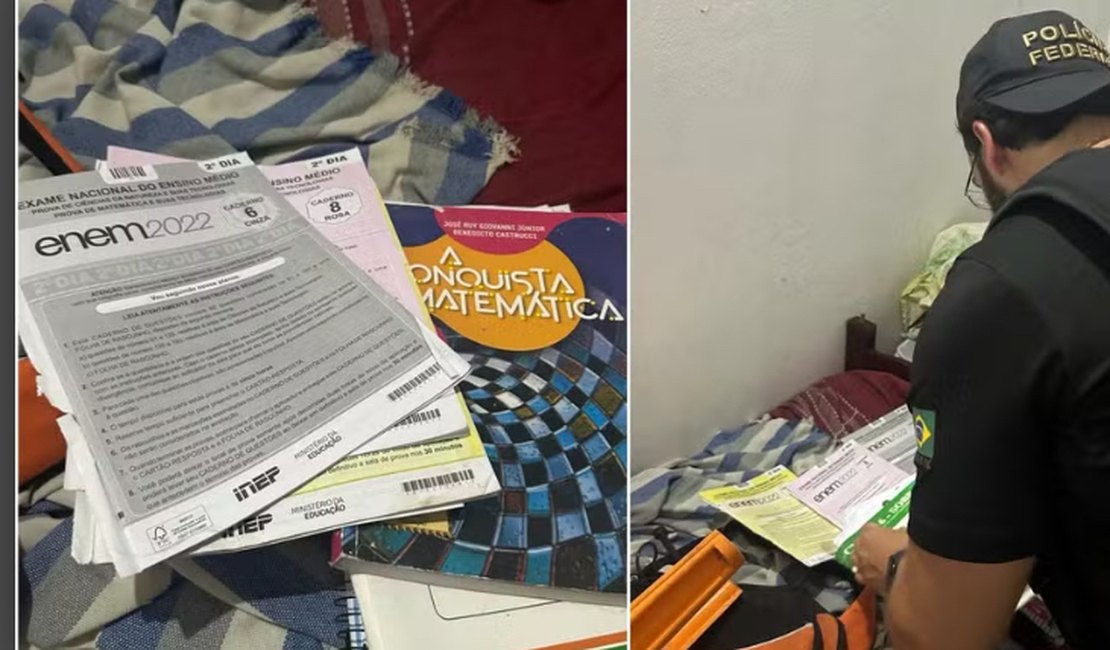 PF faz buscas contra suspeito de postar prova do Enem em redes sociais