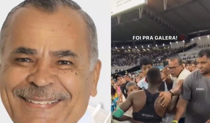 Ex-deputado, Tarcizo Freire viraliza ao aparecer ‘tietando’ jogador do Vasco