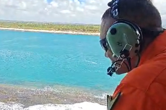 Bombeiros e DEA retomam buscas por homem desaparecido na praia de Barra Nova, em Marechal Deodoro
