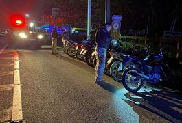 Doze pessoas são presas por envolvimento em 'rachas' de moto no Agreste de Alagoas