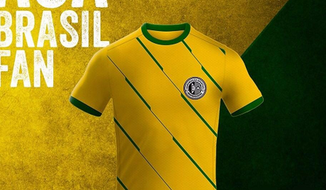 Loja do Gigante lança camisa do ASA com as cores verde e amarela em homenagem a Copa 2018