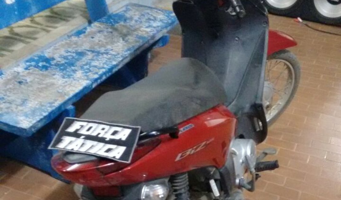Força Tática recupera motoneta roubada no bairro Canafístula em Arapiraca