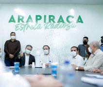 Governador e prefeito discutem revitalização urbanística e projeto do VLT de Arapiraca