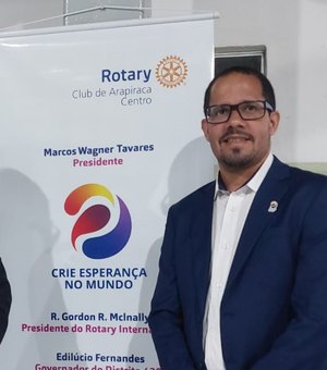 Marcos Tavares assume a presidência do Rotary Club de Arapiraca-Centro