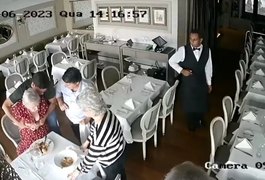 Ex-ministro faz manobra e salva senhora engasgada em restaurante