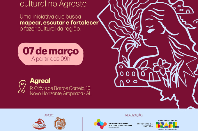 Roda de conversa “Entre linhas e territórios” em Arapiraca buscar fortalecer o  fazer cultural no Agreste