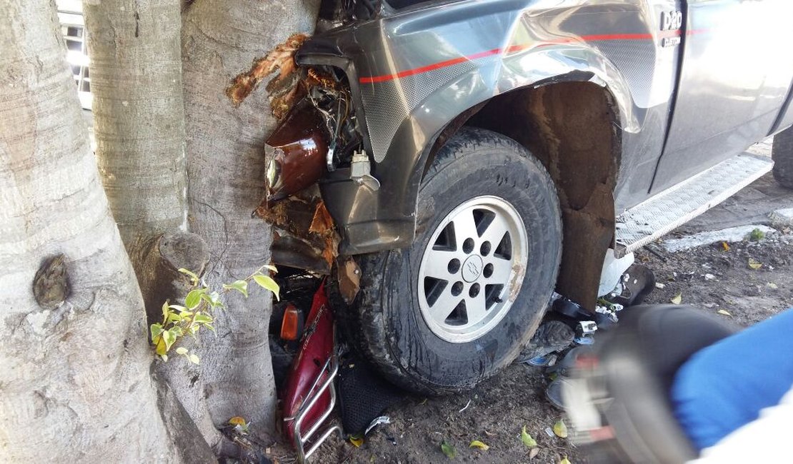 VÍDEO: Idoso é esmagado contra árvore por veículo no bairro Primavera, em Arapiraca