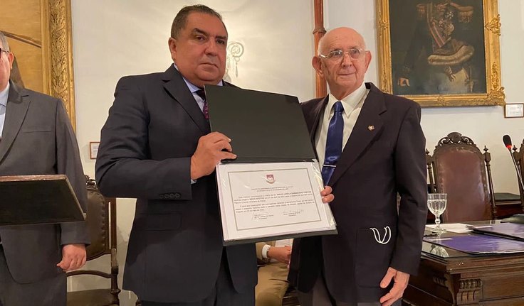 Deputado Inácio Loiola toma posse como novo sócio efetivo no Instituto histórico de Alagoas