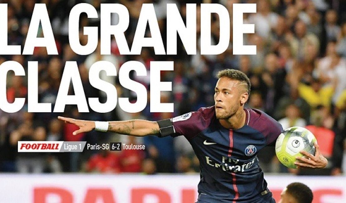 Franceses se rendem ao 'formidável' e 'já inesquecível' Neymar