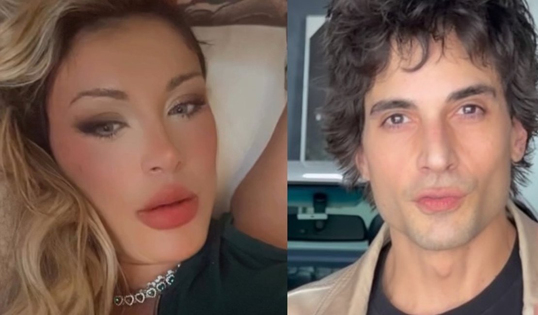 Andressa Urach chama Fiuk para gravar conteúdo +18 após artista desabafar sobre dinheiro: 'Mamãe te abraça'