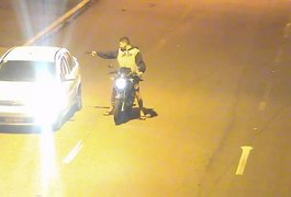 Câmeras da Secretaria de Segurança flagram homicídio em Maceió