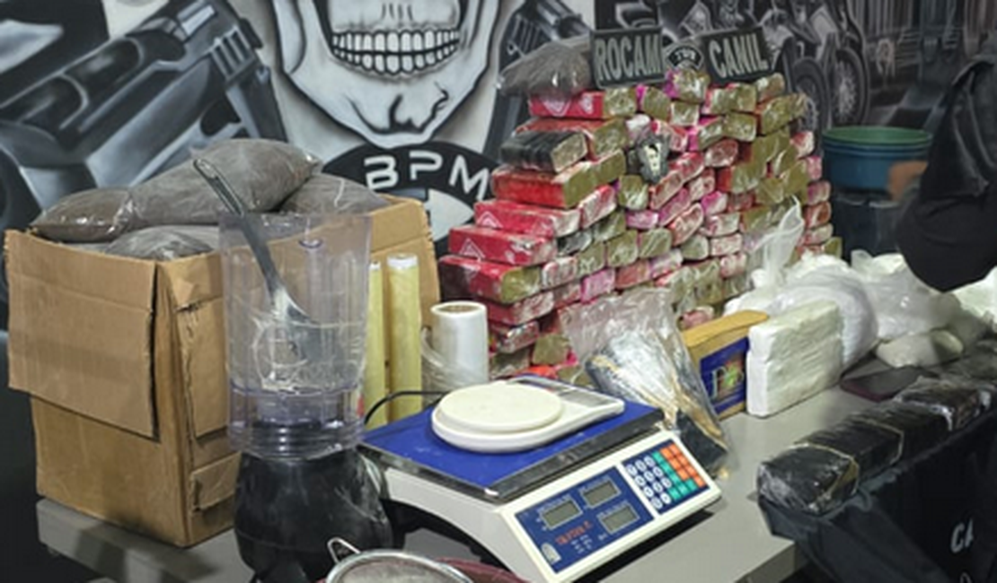 Mais de 50kg de drogas foram apreendidos em ação policial realizada no bairro Planalto