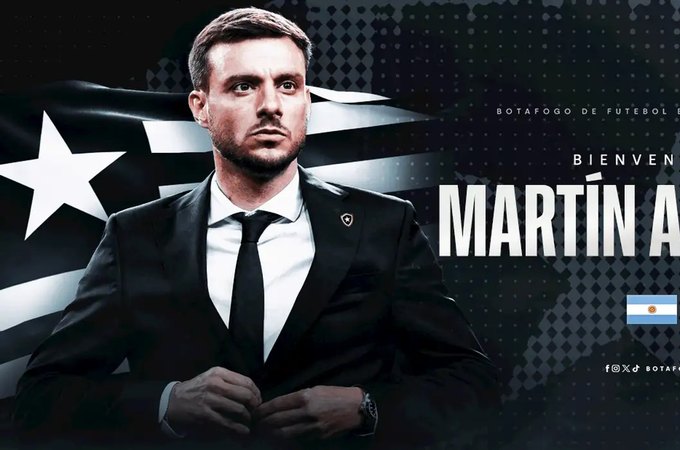 Botafogo anuncia contratação do técnico Martín Anselmi