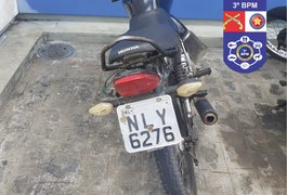 PM recupera moto roubada no Agreste alagoano