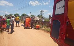 Acidente de moto no sítio Umbuzeiro, em Craíbas
