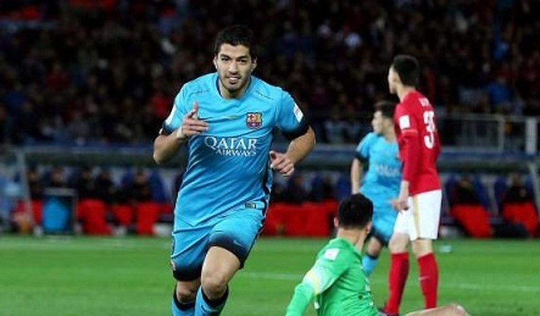 Com trio MSN incompleto, Suárez brilha e classifica Barcelona para a final do Mundial