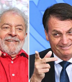 Bolsonaro atinge 51,2% da intenção de votos e ultrapassa Lula em nova pesquisa