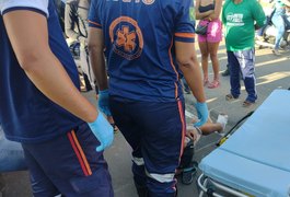 Motociclista fica ferido após colisão em Arapiraca