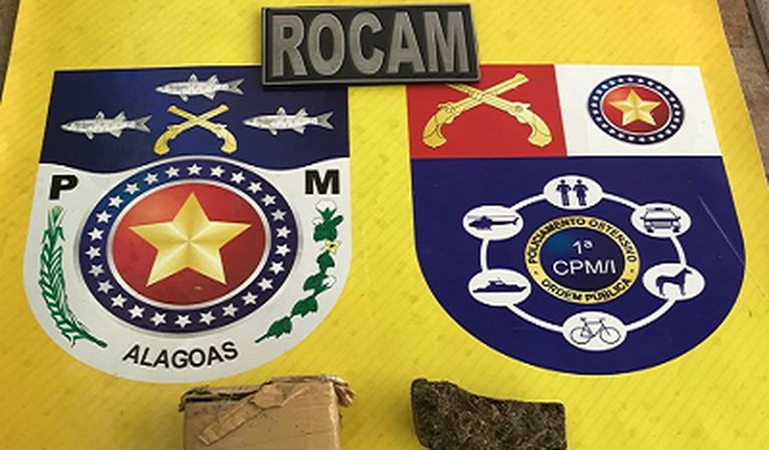 Rocam prende suspeita de traficar drogas em São Miguel dos Campos