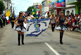 Comemorações cívicas da Independência terão início as 7h30 desta quinta-feira