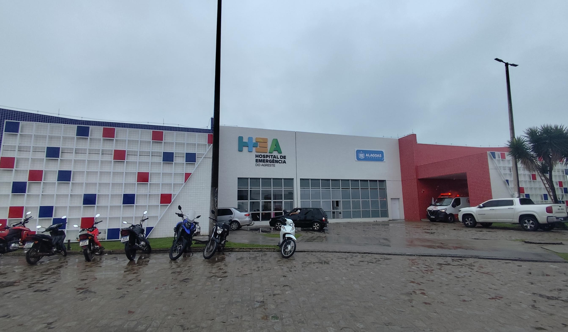 Atendimentos por acidentes com motos crescem no Hospital de Emergência do Agreste