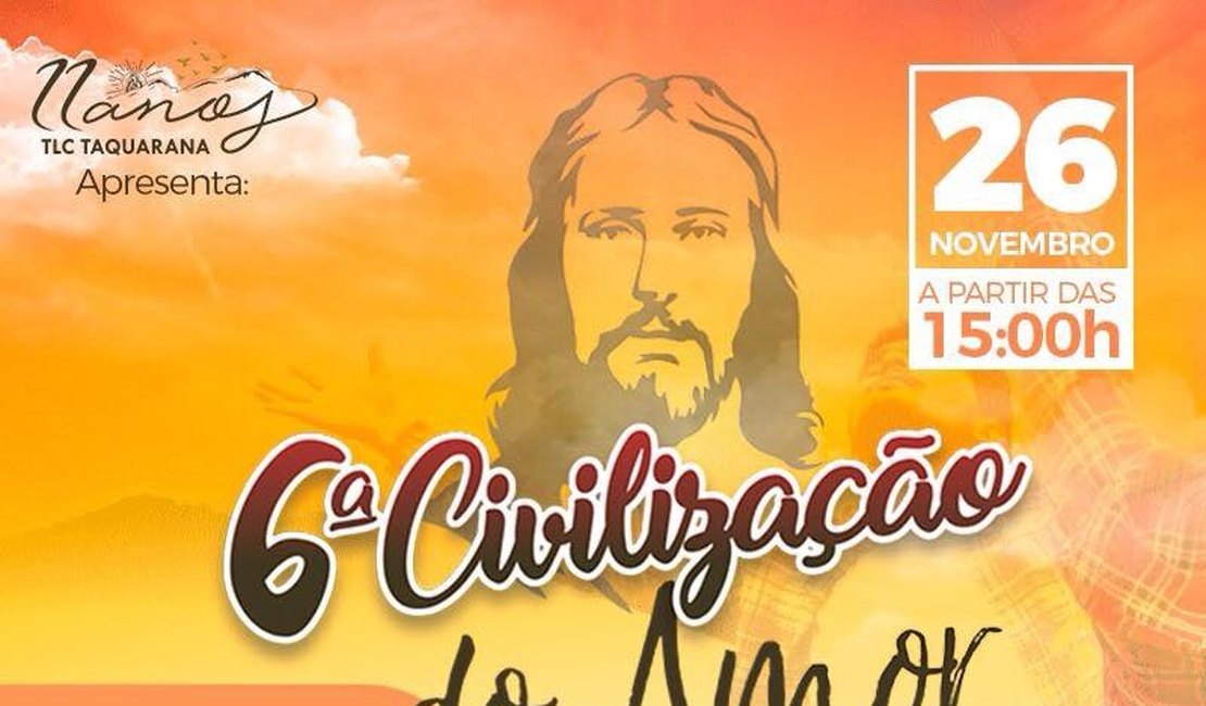 Município do Agreste alagoano sedia 6ª Civilização do Amor