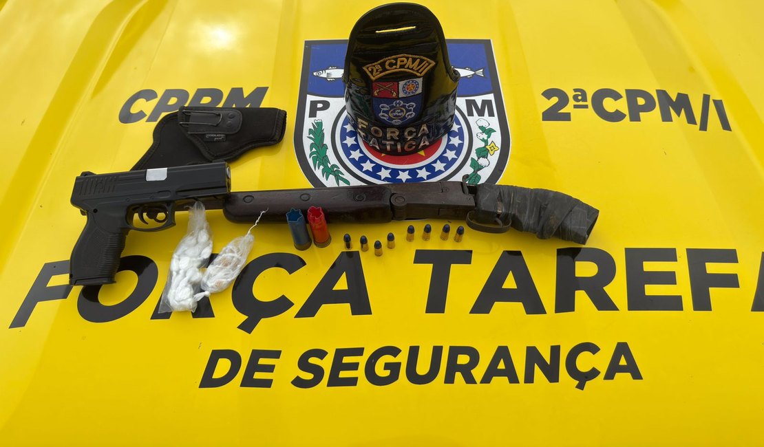 Líder comunitário de Riacho Doce, em Maceió, é preso por tráfico e porte ilegal de arma