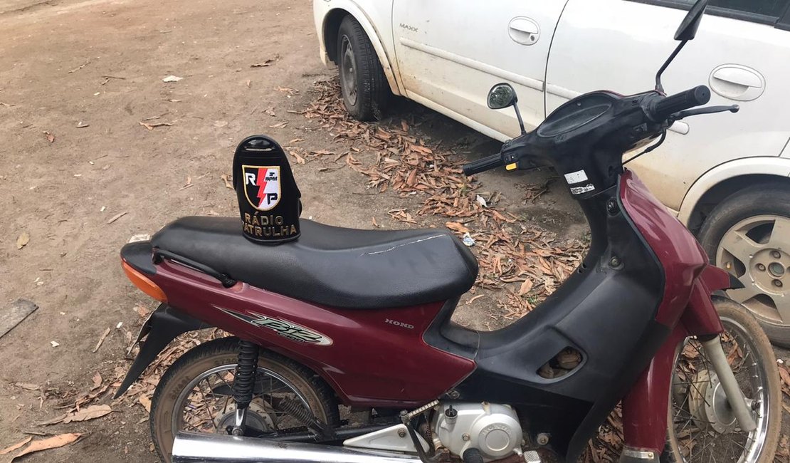RP e Cisp de Taquarana recuperam motocicleta com queixa de roubo na zona rural do município