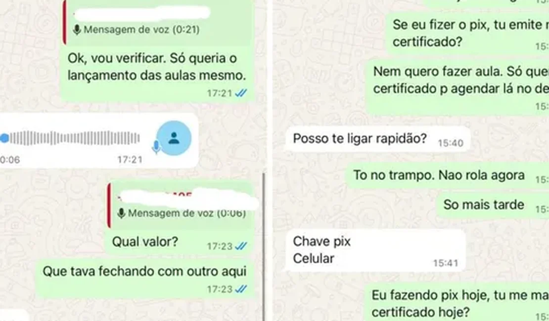 Áudios e prints revelam suposto esquema de venda de certificados da CNH sem aulas práticas
