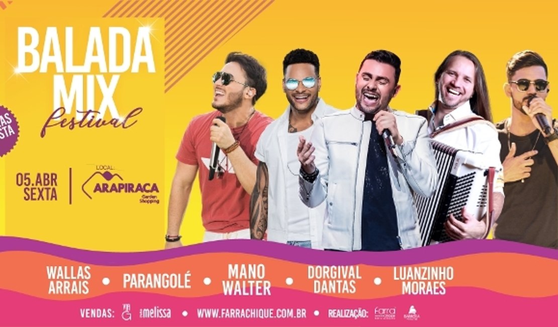 Mano Walter, Parangolé e Dorgival animam festival em Arapiraca