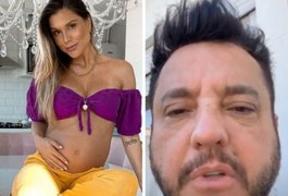 Apresentadora grávida fica constrangida após cantor Bruno questionar paternidade de bebê