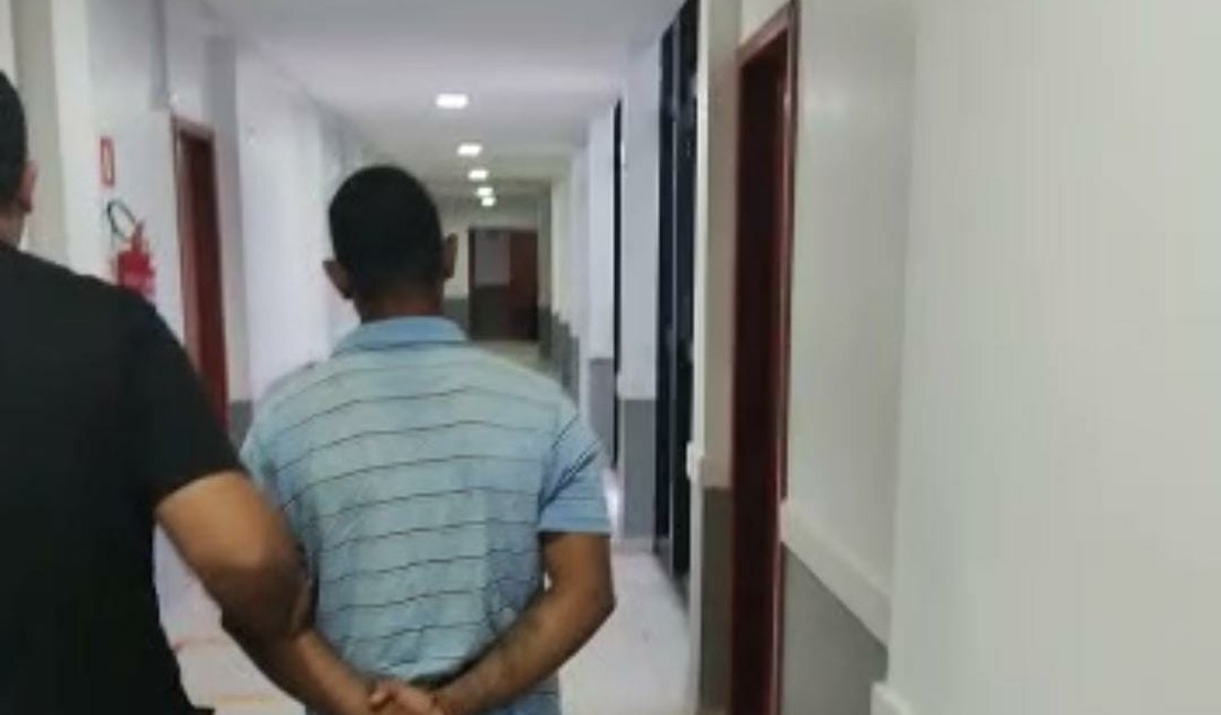 Homem que tentou matar motorista de app e passageira em Craíbas é preso em Penedo