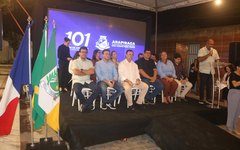 Luciano Barbosa entrega nova praça e Arapiraquinha no Jardim Esperança