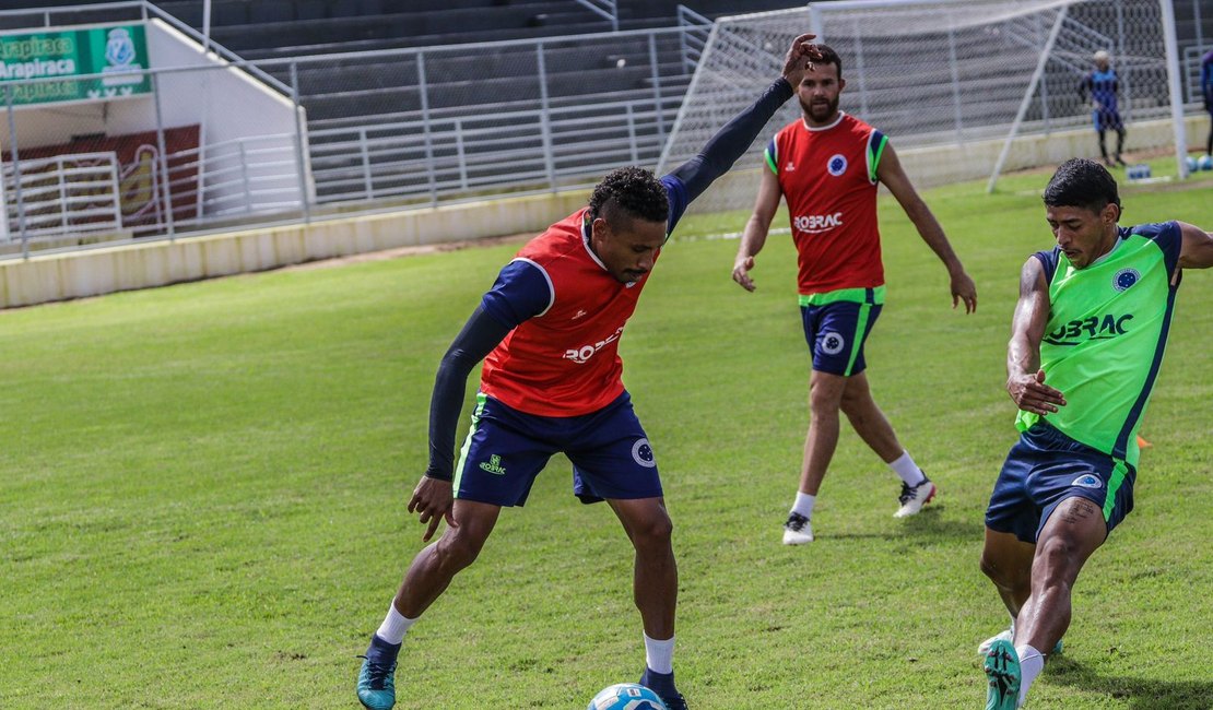 Cruzeiro finaliza preparação para jogo contra o Retrô e relaciona 23 jogadores